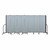 6' H Vinyl Freestanding Portable Partition - 9 Panels (16' 9" L) - Blue Tide