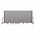 6' H Vinyl Freestanding Portable Partition - 9 Panels (16' 9" L) - Granite