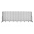 6' 8" H Vinyl Freestanding Portable Partition - 11 Panels (20' 5" L) - Granite
