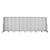 6' 8" H Vinyl Freestanding Portable Partition - 11 Panels (20' 5" L) - Granite