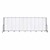 6' 8" H Vinyl Freestanding Portable Partition - 11 Panels (20' 5" L) - Ice