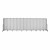 6' 8" H Vinyl Freestanding Portable Partition - 13 Panels (24' 1" L) - Granite