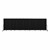 6' 8" H Vinyl Freestanding Portable Partition - 13 Panels (24' 1" L) - Coal