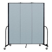 6' 8" H Vinyl Freestanding Portable Partition
