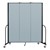 6' 8" H Vinyl Freestanding Portable Partition - 3 Panels (5' 9" L) - Blue Tide