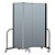 6' 8" H Vinyl Freestanding Portable Partition - 3 Panels (5' 9" L) - Blue Tide