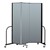 6' 8" H Vinyl Freestanding Portable Partition - 3 Panels (5' 9" L) - Blue Tide