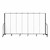 6' 8" H Vinyl Freestanding Portable Partition - 7 Panels (13' 1" L) - Ice