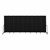 6' 8" H Vinyl Freestanding Portable Partition - 9 Panels (16' 9" L) - Coal