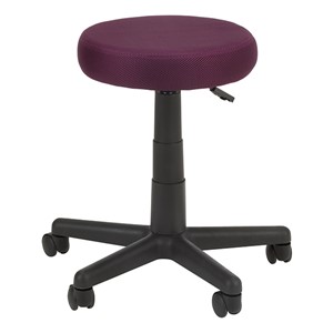 Adjustable-Height Colorful Mesh Utility Stool - Purple