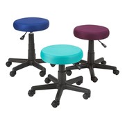 Adjustable-Height Colorful Mesh Utility Stool