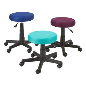 Adjustable-Height Colorful Mesh Utility Stool