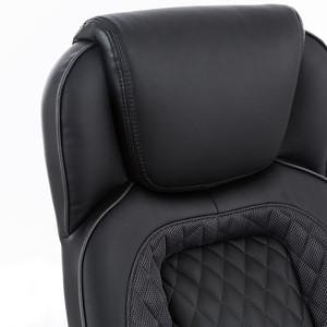 Ergonomic, high-back seat