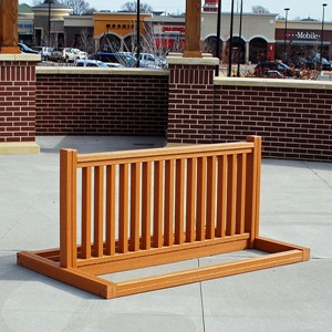 Norwood Recycled Plastic Bike Rack