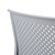 Chrome Sled Base Stack Chair w/ Perforated Seatback - Back Detail