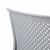 Chrome Sled Base Stack Chair w/ Perforated Seatback - Back Detail