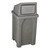 Granite Color Swing Door Plastic Trash Can w/ Liner - Light Granite