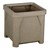 Granite Color Square Commercial Planter - Granite Sandstone