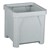 Granite Color Square Commercial Planter - Granite White