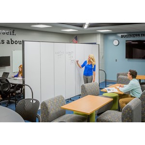 6' H Whiteboard Tackable Portable Partition