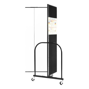 6' H Magnetic Whiteboard Tackable Portable Partition