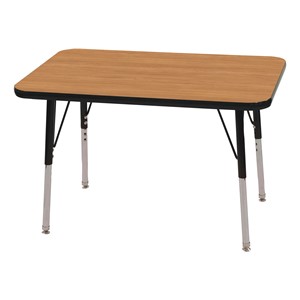 Rectangle Adjustable-Height Activity Table (24" W x 36" L)