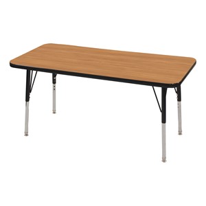Rectangle Adjustable-Height Activity Table