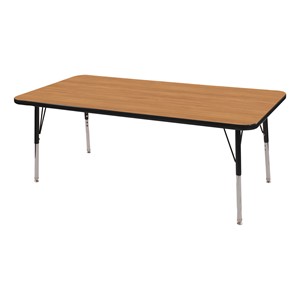 Rectangle Adjustable-Height Activity Table (24" W x 60" L)