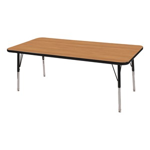Rectangle Adjustable-Height Activity Table (30" W x 60" L)