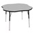 Clover Adjustable-Height Activity Table & Structure Series School Chair Set – 1 Table/4 Chairs - Table