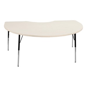 Kidney Table - Adjustable Height - Asian Sand Top & Edge