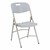 Heavy-Duty Indoor/Outdoor Blow-Molded Folding Chair - Gray
