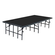 Single-Height Portable Stage & Seated Riser Section w/ Poly Deck