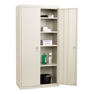 Heavy Duty Storage Cabinet w/ Fixed Shelves (36" W x 18" D x 72" H)
