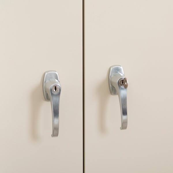Heavy Duty Storage Cabinet w/ Adjustable Shelves - Locking Handles