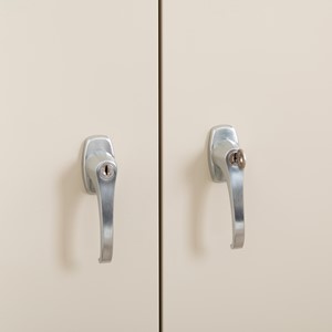 Heavy Duty Storage Cabinet w/ Adjustable Shelves - Locking Handles