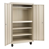 Heavy Duty Double-Door Mobile Storage Cabinet