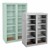 Metal Backpack Storage Cabinet w/ 10 Cubbies