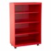 Heavy Duty Mobile Bookcase (55" H)
