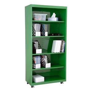 Heavy Duty Mobile Bookcase (75" H)
