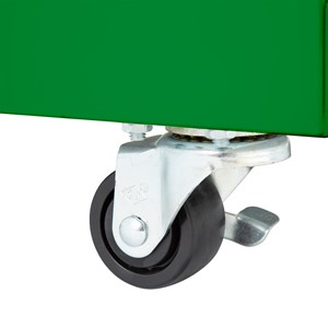 Heavy Duty Mobile Bookcase - Locking Caster