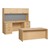 Norwood Series Desk w/ Credenza and Flipper Hutch