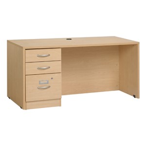 Norwood Series Single-Pedestal Desk – Box/Box/File Pedestal