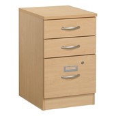 Norwood Series Three-Drawer File Pedestal