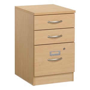 Norwood Series Three-Drawer File Pedestal