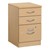 Norwood Series Three-Drawer File Pedestal
