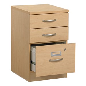 Norwood Series Three-Drawer File Pedestal