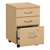 Norwood Series Three-Drawer Mobile File Pedestal