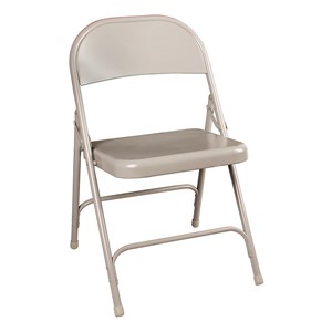 6600 Series Steel Folding Chair - Gray
