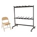 6600 Series Heavy-Duty Steel Folding Chair - Set of 120 Chairs w/ 2 Dollies